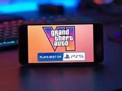 智能手机上显示的《GTA 6》PS5宣传画面