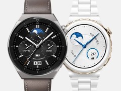 华为Watch GT 3 Pro智能手表的2.1.0.417版固件现已在全球上市。(图片来源：华为)