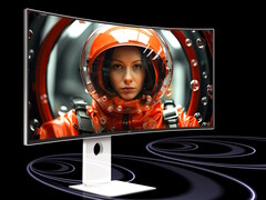 LG 40U990A-W 39.7 英寸 5K2K 曲面显示器配备 Thunderbolt 5 连接、集成集线器和双 10 瓦扬声器。(图片来源：LG）