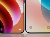 Find X8s"（左）效果图。(图片来源：周义宝通过微博发布）