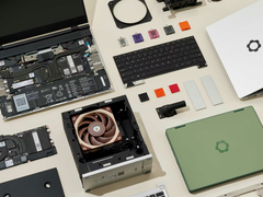 展示 Framework 产品模块化功能的宣传图片