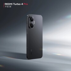 黑色红米 Turbo 4。(图片来源：Redmi）