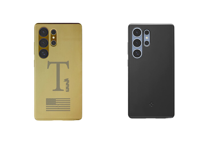 你甚至可以在 T1 底部附近的外观上看到 Spigen 标志（图片来源：Trump Mobile/Spigen）
