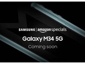 Galaxy M34正在路上。(来源:Amazon IN)