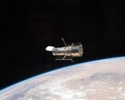 哈勃太空望远镜在轨道上的图像（图片来源：美国国家航空航天局；已裁剪）