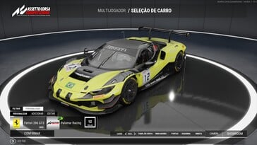 图为：《Assetto Corsa Competizione》的游戏截图。