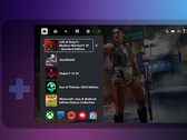 Xbox 游戏栏的紧凑模式适合小屏幕使用（图片来源：Xbox）