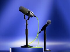 将舒尔 SM58 插入 MV7i 作为附加音源(图片来源:舒尔)