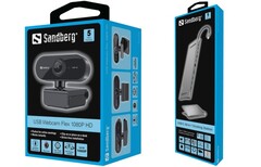 桑德伯格USB网络摄像机Flex 1080P高清和USB-C一体式扩展坞（来源：桑德伯格）