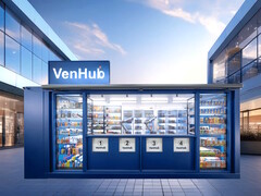Venhub 便利店使用人工智能机器人全天候运营，将业务和运营成本降低了 31%。(图片来源：Venhub）