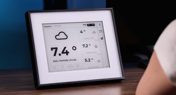 采用电子墨水技术的 reTerminal