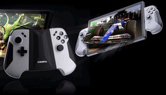 Digiera HoloMax 手持式游戏 PC 控制器可拆卸并通过无线方式在裸眼 3D 屏幕上玩游戏。(图片来源：Digiera）