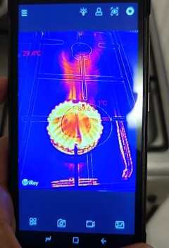 斗鱼S98 Pro上手评测，热成像仪实拍（来源：自己）。