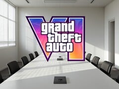 会议室中展示的《GTA 6》标志