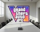 会议室中展示的《GTA 6》标志