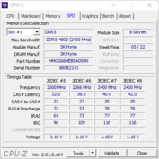 CPU-Z。RAM插槽1