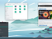 Manjaro 24.0 "Wynsdey "桌面（图片来源：GamingOnLinux）