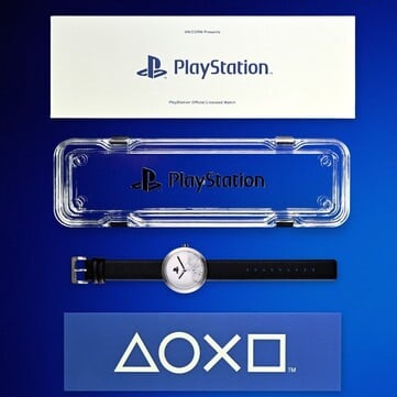 PlayStation 限量版机械手表灯光模式。(图片来源:Anicorn)