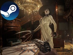 生化危机村》早在 2021 年 5 月就已发售。(图片来源：Capcom、Steam，经编辑）