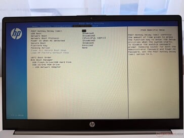 BIOS 启动选项