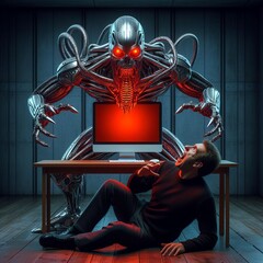 WordPress 和 Tumblr 上发布的内容可能很快就会被用来训练人工智能模型。(图片：DALL-E-3 生成的图片）