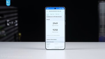 Geekbench 上的 Dimensity 9400+。