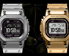 从左到右（如图）依次为卡西欧 GMW-BZ5000D-1 和 GMW-BZ5000GD-9（图片来源：Great G-Shock World）