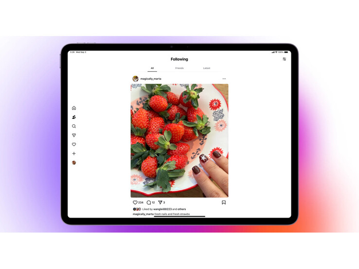 Instagram iPad 应用程序独有的新 