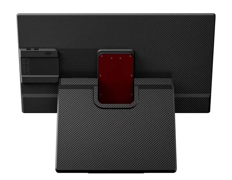 这款便携式显示器的支架可以旋转（图片来源：Blackview）