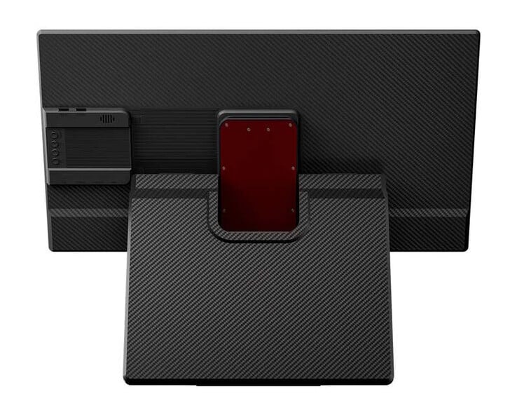 这款便携式显示器的支架可以旋转（图片来源：Blackview）