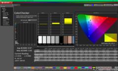 校准后的 ColorChecker