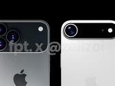 据说 iPhone 17 Pro（左）将采用铝合金边框，而 iPhone 17 Air（右）预计将采用钛合金边框。(图片来源：FrontPageTech）