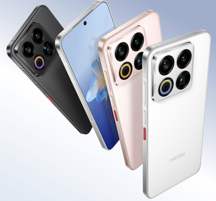 Meizu 22 的颜色选择。(图片来源：Meizu）