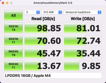内存标识：Apple M4