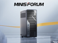 Minisforum MS-02 Ultra 的正面。(图片来源：Minisforum - 已编辑）