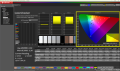 校准前的 ColorChecker