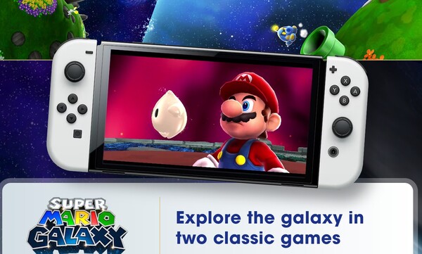 超级马里奥Galaxy 》和《超级马里奥Galaxy 2》游戏将在原版 Switch 和 Switch 2 上发布。（图片来源：任天堂）