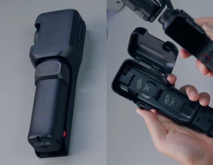 Osmo Pocke 4 并没有配备能完全保护相机的保护套。