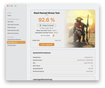 Steel Nomad 压力测试（高功率模式）