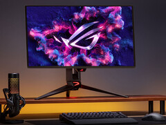 ROG Swift OLED PG27UCDM 是多款全新第四代 QD-OLED 游戏显示器之一。(图片来源：华硕）