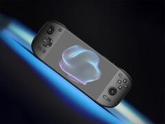 Odin 3 Portal 预计将配备一块 7 英寸显示屏。图为:展示这款游戏掌机正面的宣传图片。