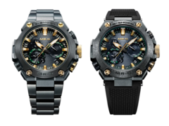 从左到右(如图)--卡西欧 MRG-B2000BG-3AJR,以及 MRG-B2000RG-3AJR。 (图片来源:G-Shock 大世界)