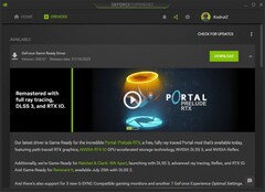NvidiaGeForce Game Ready Driver 536.67 在GeForce Experience 中的通知（来源：Own）