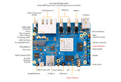 橙色 Pi 5 Plus。(图片来源：Orange Pi）