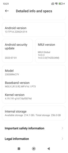 小米Redmi Note 12S 上的软件