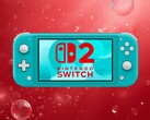 Switch Lite 上印有任天堂 Switch 2 徽标(图片来源:任天堂美国公司,有删改)