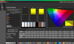 校准前的 ColorChecker(sRGB)