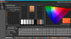 校准前的 ColorChecker