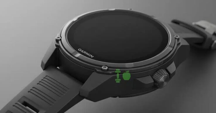 展示 Garmin 新数字表冠硬件的概念图。(图片来源:Gadgets & Wearables)