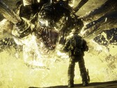 马库斯-费尼克斯（Marcus Fenix）面对《战争机器》中的一个 Boss。(图片来源：Steam）
